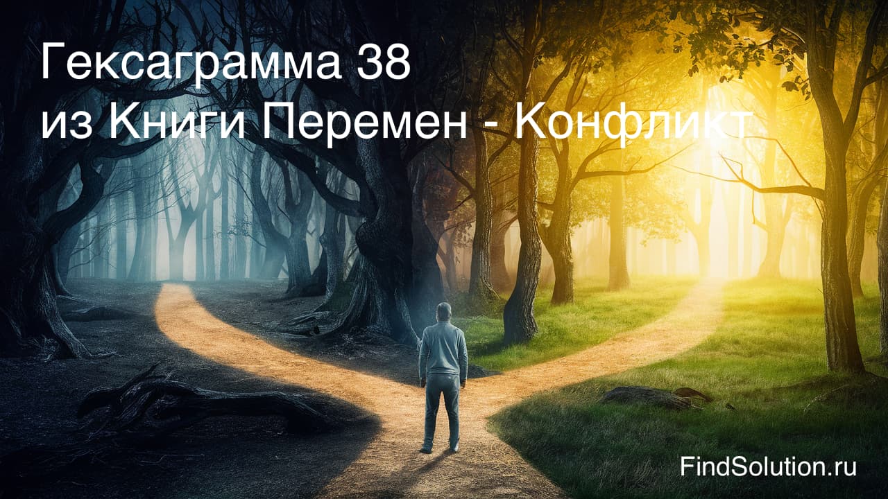 Гексаграмма 38 из Книги Перемен - Конфликт